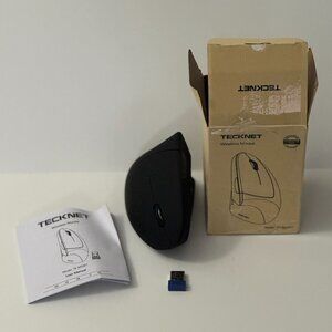 TECKNET Ergonomic Mouse, Wireless Bluetooth Vertical Mouse, 4800 DPI Optical Tra